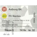 1995-96  4ème J. Aalborg Nantes