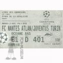 1995-96 demi retour Nantes Juventus