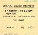 1996-97  Poule 1ère J. Nantes Kaunas - 2