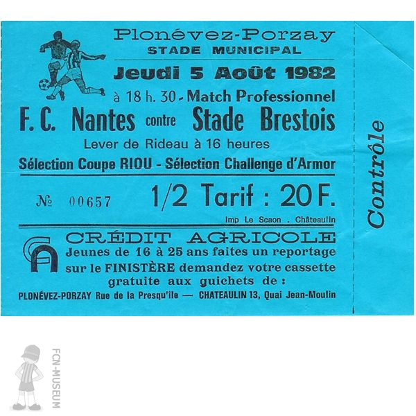 1982-83 Amical Nantes Brest
