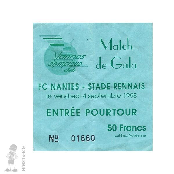 1998-99 Amical Nantes Rennes