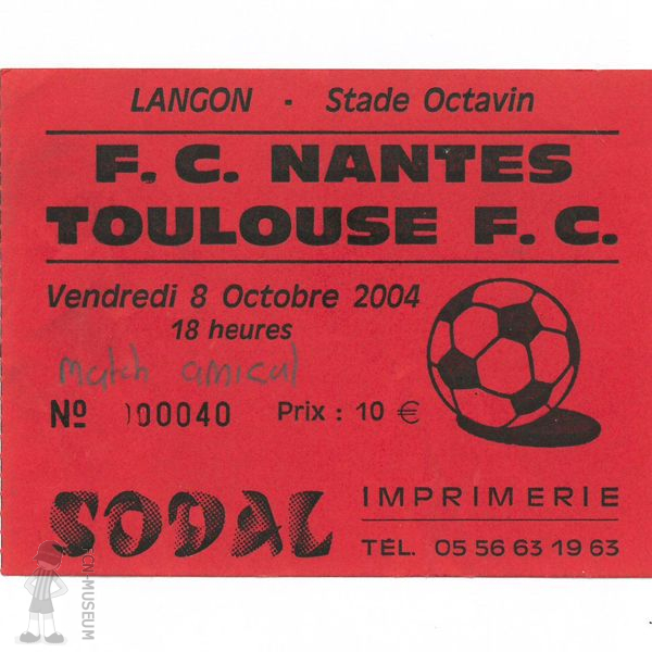 2004-05 Amical Toulouse Nantes