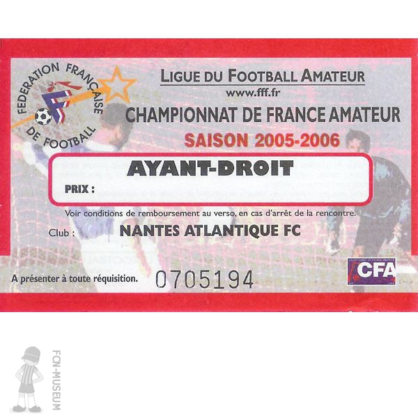 2006-07 CFA 06ème j Nantes Toulouse2