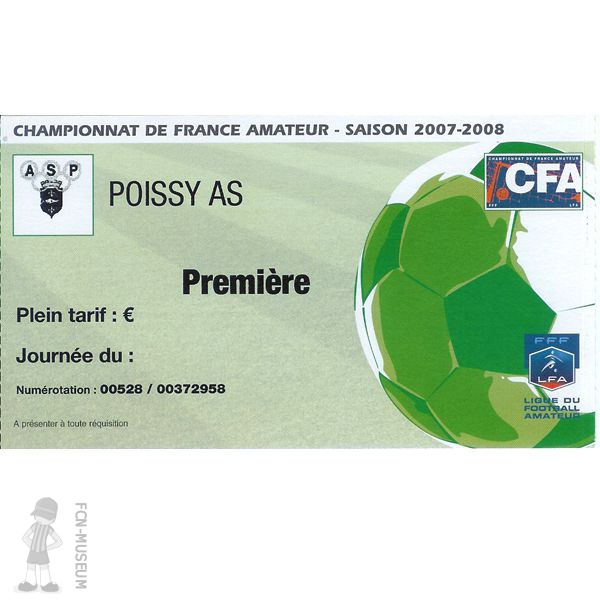 2007-08 CFA 18ème j Poissy Nantes