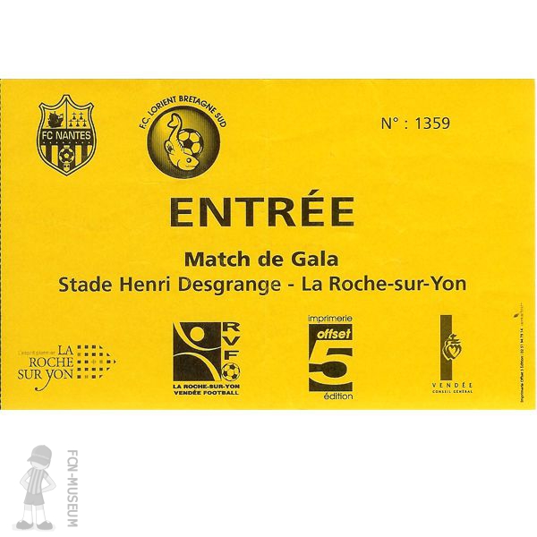 2008-09 Amical Lorient Nantes