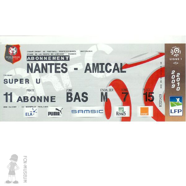 2009-10 Amical Rennes Nantes