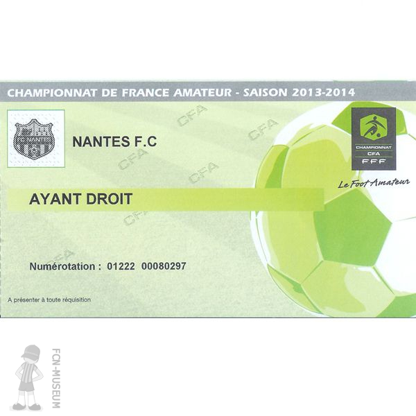 2013-14 CFA 28ème j Nantes Viry Chatillon