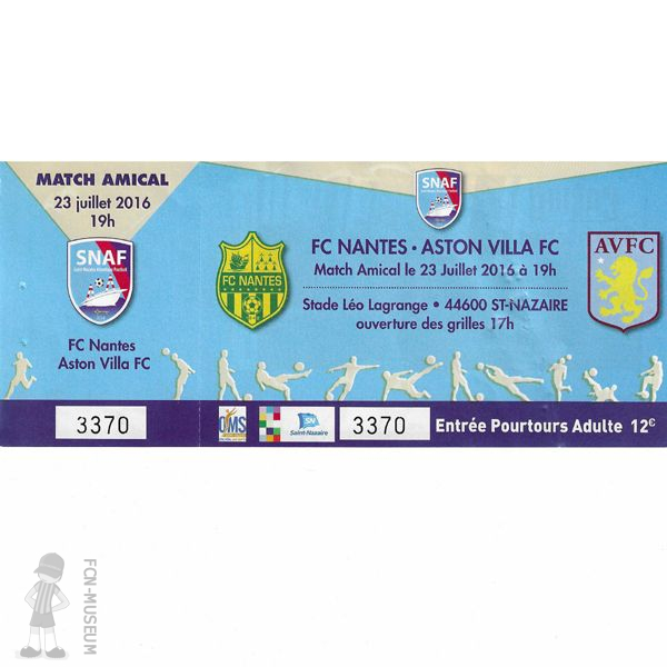 2016-17 Amical Nantes Aston Villa
