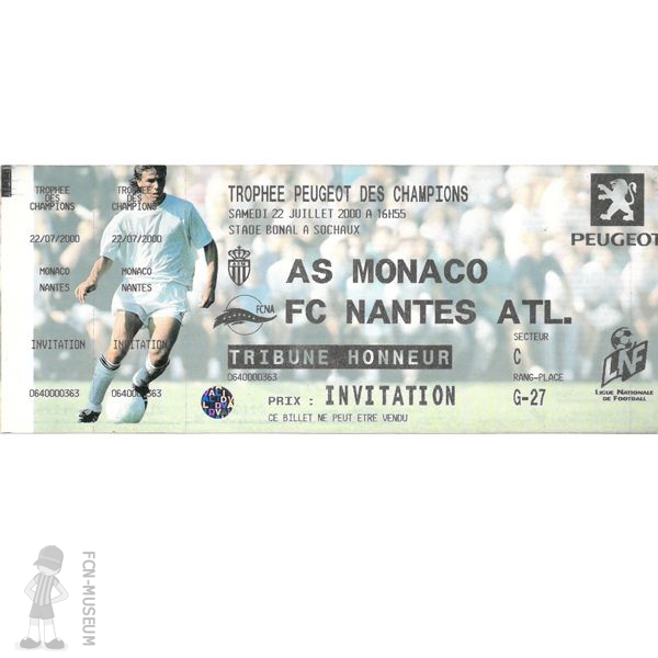 Trophée 2000 Nantes Monaco