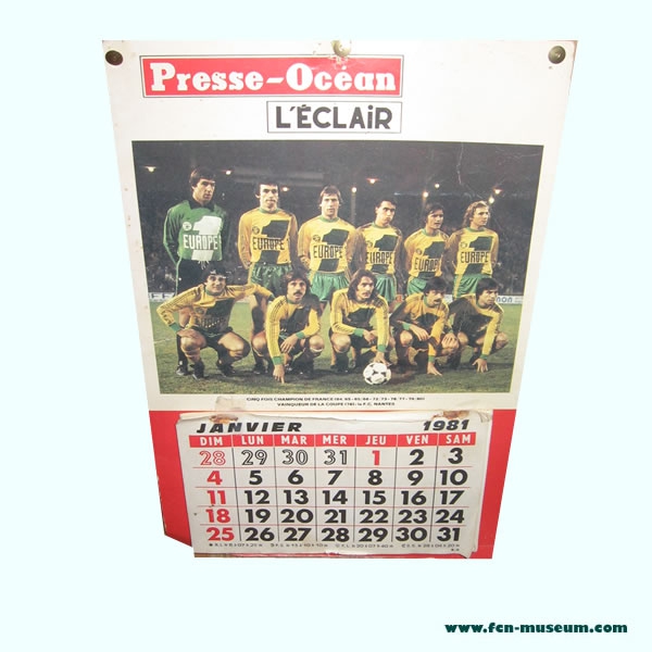 Calendrier 1981