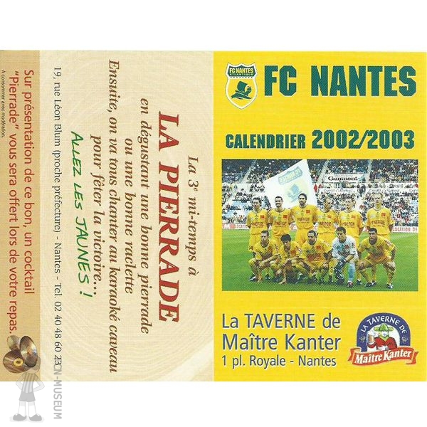 Calendrier 2002-03 c