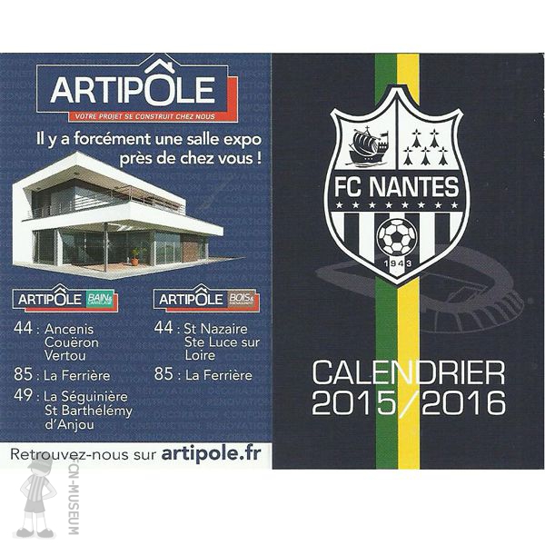 Calendrier 2015-16