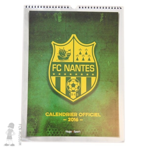 Calendrier 2016 FC Nantes