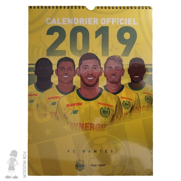 Calendrier 2019 FC Nantes