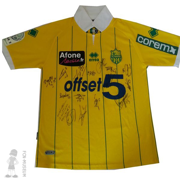 2011-12 Maillot dédicacé