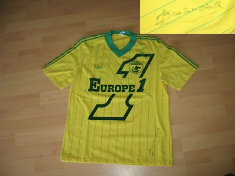 Maillot 1982-83 signé par BARONCHELLI Bruno