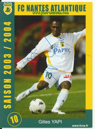 YAPI-YAPO Gilles 2003-04