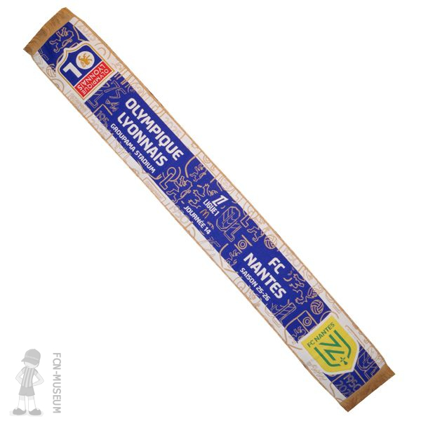 2025-26 14ème j Lyon Nantes (Echarpe)