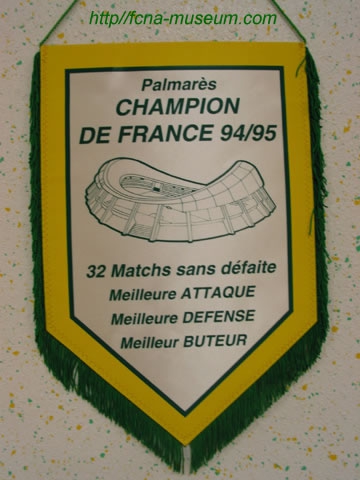 1995 Champion de France (grand verso)