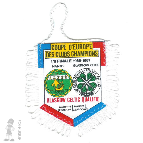 1966-67 8ème aller Nantes Celtic