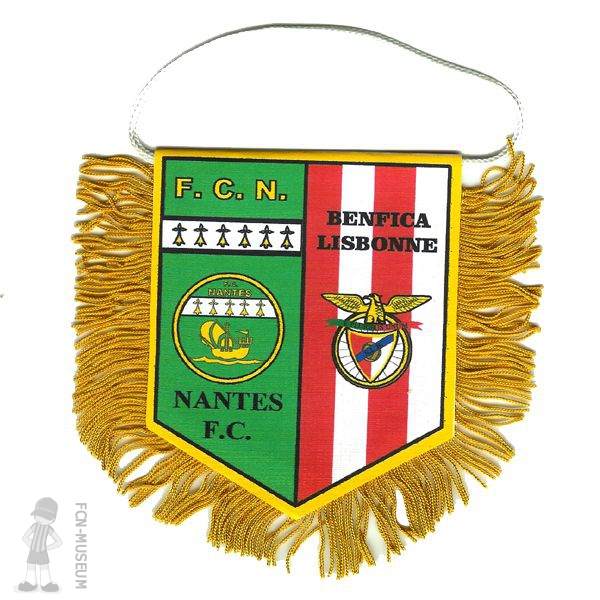 1978-79 32ème aller Nantes Benfica (Fanion)