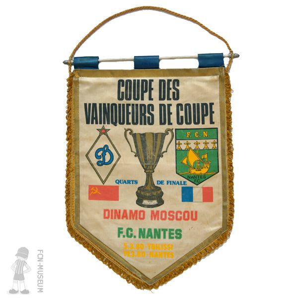 1979-80  quart aller Dynamo Moscou Nantes (Grand Fanion)