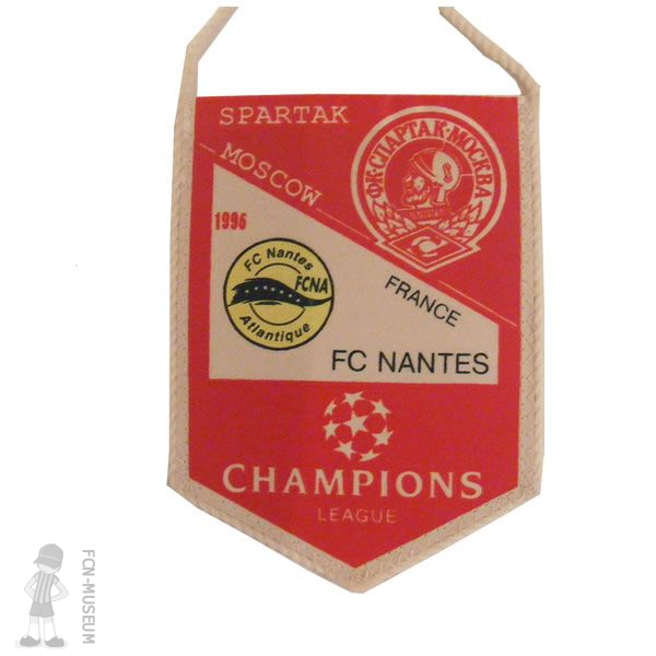 1995-96 quart retour Nantes Spartak - grand fanion