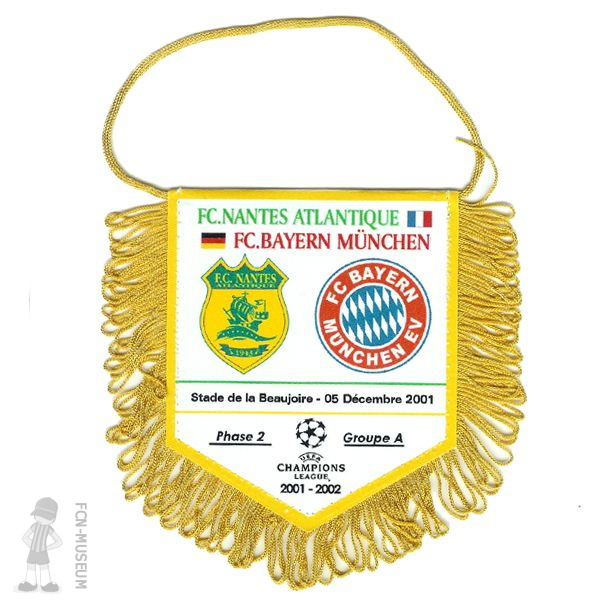 2001-02 2ème phase 6ème j Bayern Nantes  (Fanion)