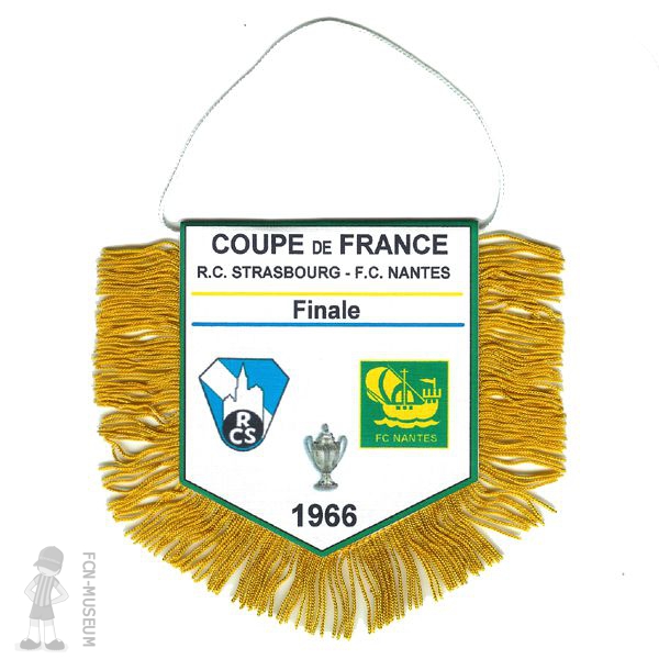 CdF 1966  Finale Strasbourg Nantes (Fanion)