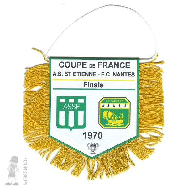 CdF 1970 Finale Saint Etienne Nantes (Fanion)