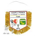 CdF 1973 Finale Nantes Lyon (Fanion)