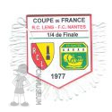 CdF 1977 quart aller Lens Nantes (Fanion)