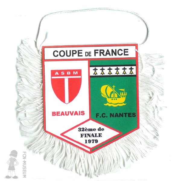 CdF 1979 32ème Beauvais Nantes (Fanion)