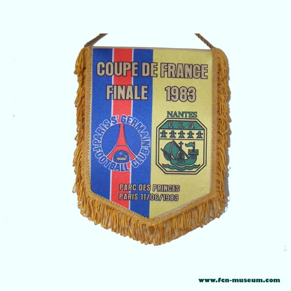 CdF 1983 Finale Paris SG Nantes (Grand Fanion)f