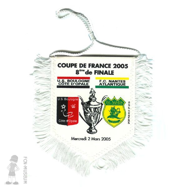 CdF 2005 8ème Boulogne Nantes (Fanion)