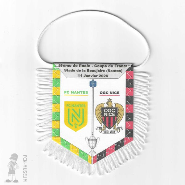CdF 2026 16ème Nantes Nice (Fanion)