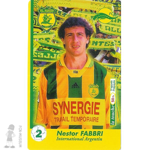 1997-98 Télécarte Fabbri