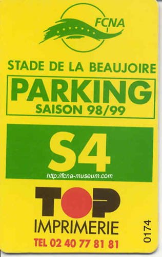 1998-99 Parking abonné