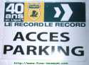 2003 Plaque accès parking
