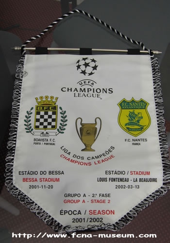 2001-2002 Fanion Officiel Boavista FCNA