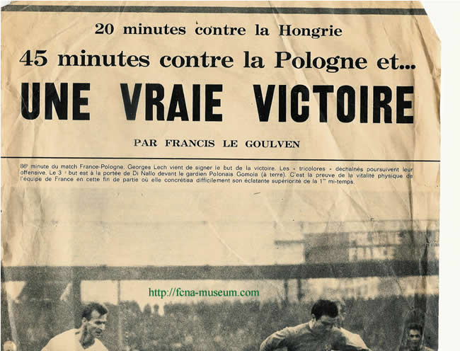 1966 France Pologne