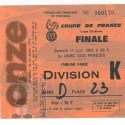 CdF 1983 Finale Paris SG Nantes