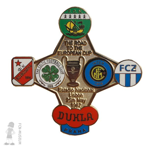 1966-67 C1 parcours Celtic (Pin's)
