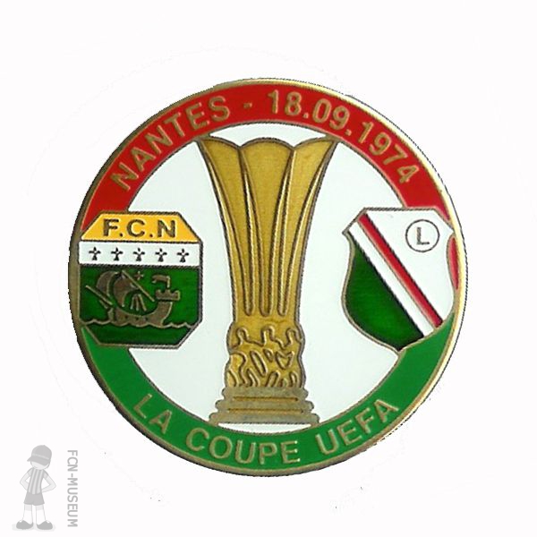 1974-75 32ème aller Nantes Legia Varsovie a