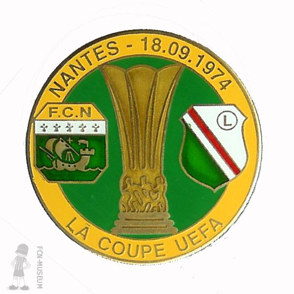1974-75 32ème aller Nantes Legia Varsovie b