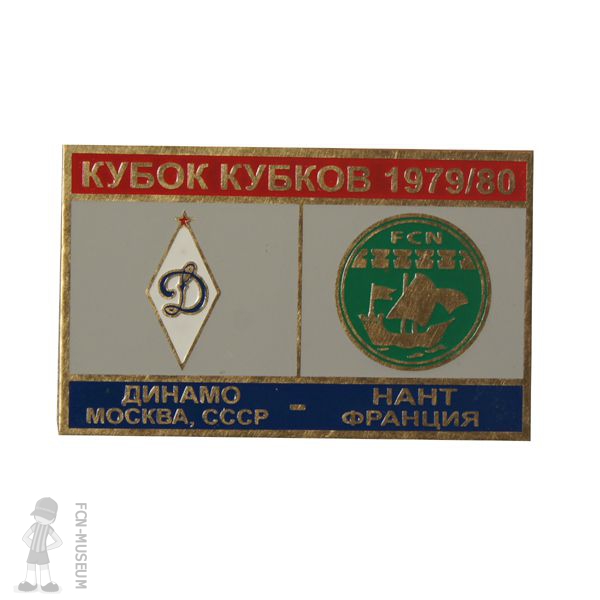 1979-80  quart retour Dynamo Nantes (Badge)