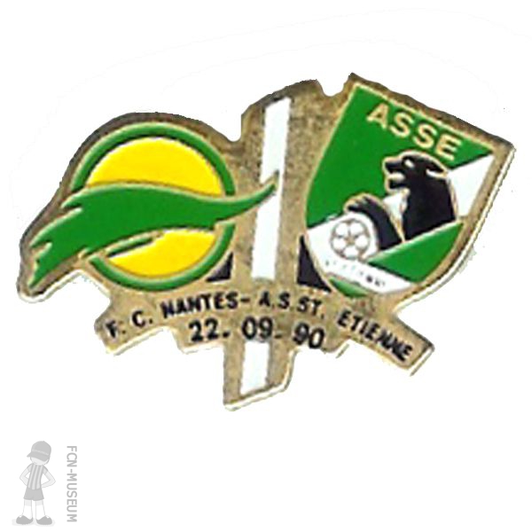 1990-91 10ème j Nantes Saint Etienne