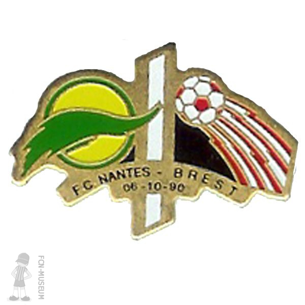 1990-91 12ème j Nantes Brest