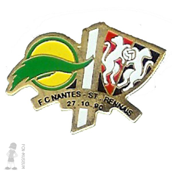 1990-91 14ème j Nantes Rennes