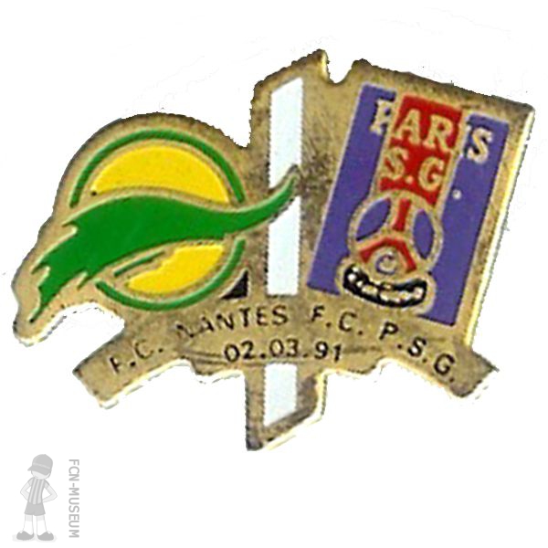 1990-91 29ème j Nantes Paris SG (pin's)